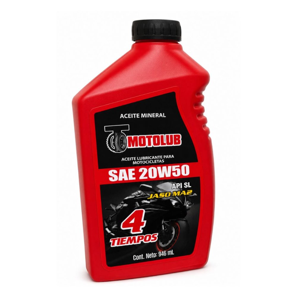 Aceite 4T 20W50 SL Motor Motolub 946ml